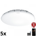 Steinel 079727 - SET 5x LED Plafondlamp met sensor RS PRO S30 SC LED/25,7W/230V 3000K