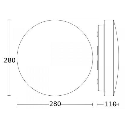 Steinel 079734 - Plafonnier LED avec détecteur RS 20 S LED/9,4W/230V 3000K IP44