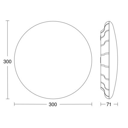 Steinel 079772 - Plafonnier extérieur avec détecteur RS PRO S20 SC LED/15,7W/230V IP65 4000K