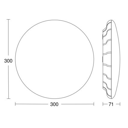 Steinel 079789- LED Buitenplafondlamp met sensor RS PRO S20 SC LED/15,7W/230V IP65 3000K