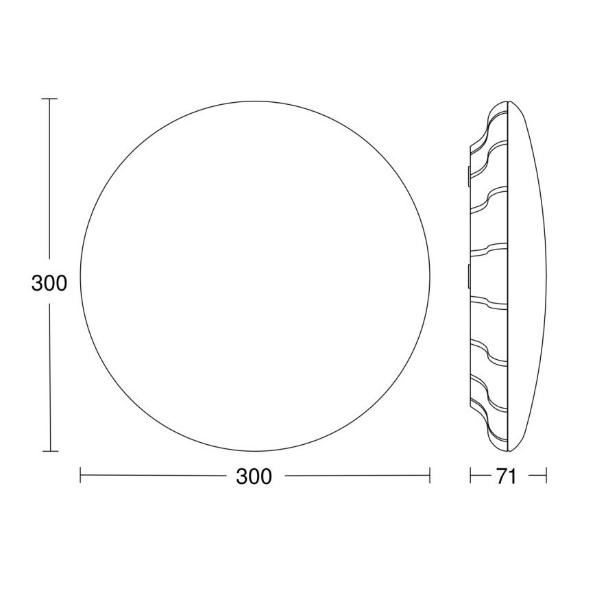 Steinel 079789- LED Buitenplafondlamp met sensor RS PRO S20 SC LED/15,7W/230V IP65 3000K