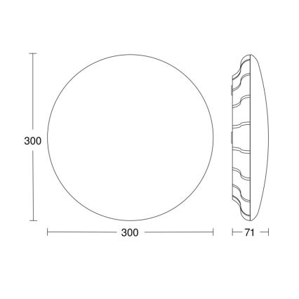 Steinel 081072 - Plafonnier LED avec détecteur RS PRO S10 SC 9,1W/230V 4000K