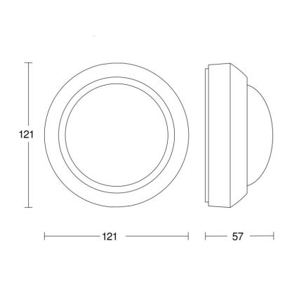 Steinel 081706 - Bewegingssensor voor Buiten IS 2360-3 ECO 230V IP54 zwart