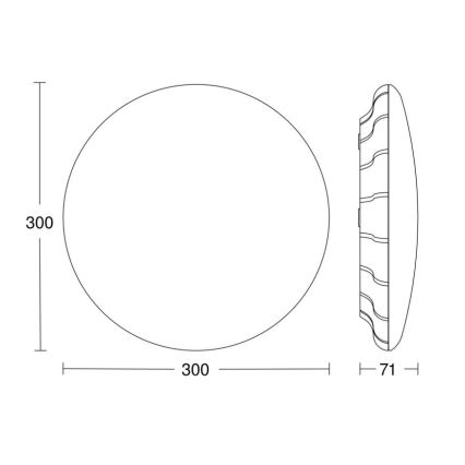 Steinel 081935 - LOT 5x Plafonnier LED avec détecteur RS PRO S10 SC LED/9,1W/230V 3000K