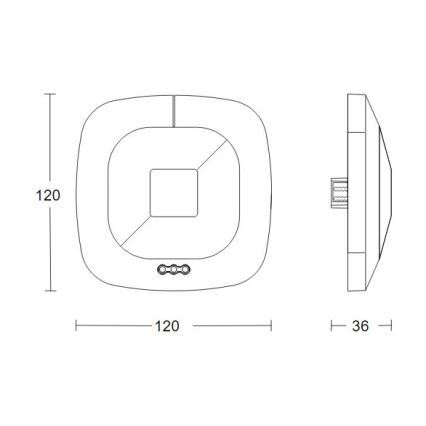 Steinel 082277 - Aanwezigheidsdetector HF 360-2 DALI-2 APC wit