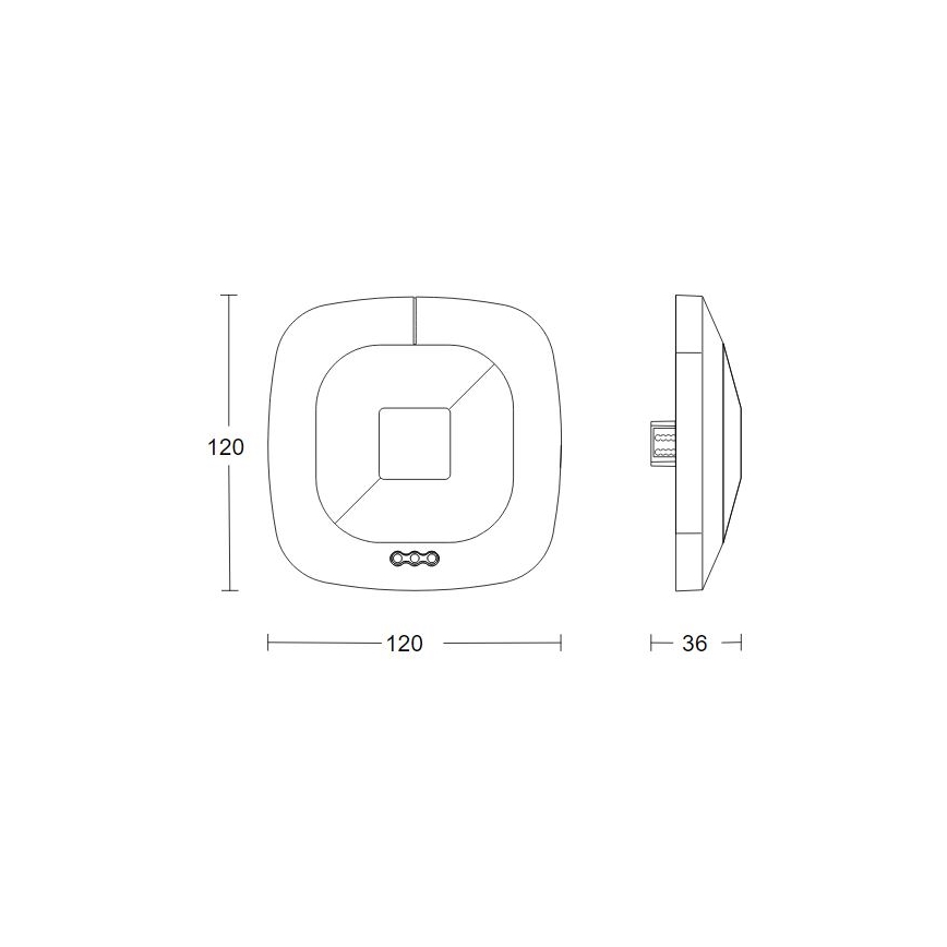 Steinel 082277 - Aanwezigheidsdetector HF 360-2 DALI-2 APC wit