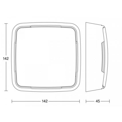 Steinel 084257 - Smart multisensor AIR V2 BT IPD AP WS wit