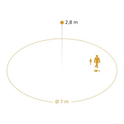 Steinel 084998 - Spot encastrable à intensité variable avec détecteur RS PRO DL 150 SC LED/10,8W/230V 3000/4000/5700K IP54
