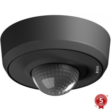 Steinel 087821 - Bewegingssensor voor buiten met aanwezigheidssensor PD-24 ECO COM1 360° IP54 zwart