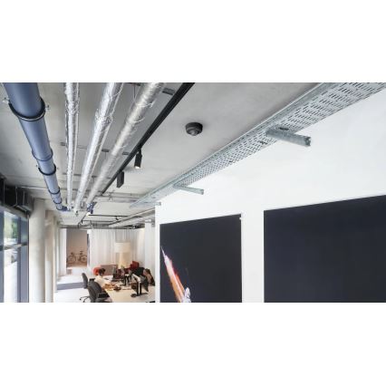 Steinel 087845 - Détecteur de mouvement encastrable avec détecteur de présence PD-24 ECO COM1 360° noir