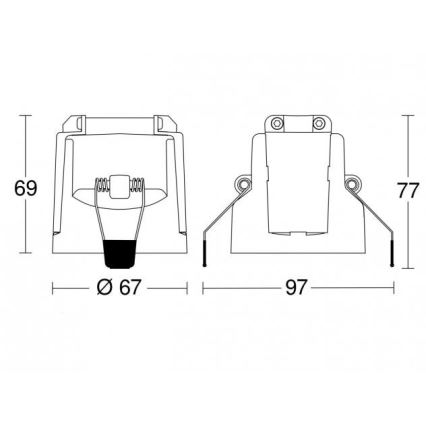 Steinel 087906 - Détecteur de mouvement encastrable avec un détecteur de présence PD-8 ECO COM1 360° noir