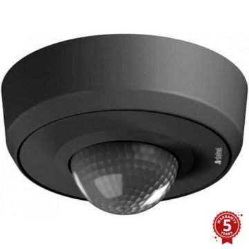 Steinel 088002 - Buitenbewegingssensor met aanwezigheidsdetectie PD-24 ECO KNX 360° IP54 zwart
