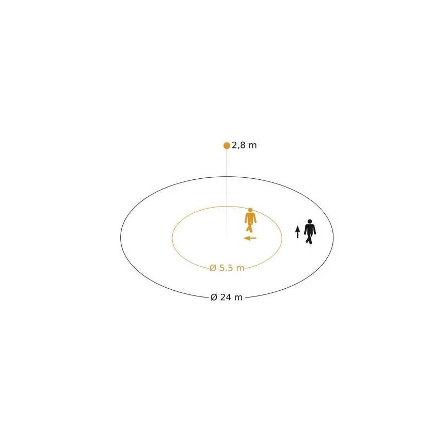 Steinel 088057 - Détecteur de mouvement avec un détecteur de présence PD-24 ECO KNX 360° blanc