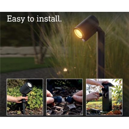 Steinel 089320 - LED RGBW buitenlamp met sensor LED/7,9W/24V IP65