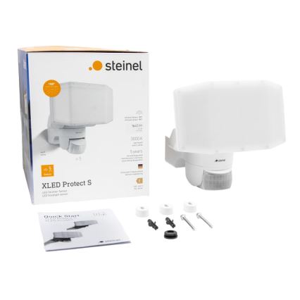 Steinel 089894 - LED Schijnwerper met sensor XLED PROTECT LED/14,3W/230V 3000K IP54 wit