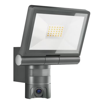 Steinel 092603 - LED-schijnwerper met sensor en camera LED/21W/230V IP44