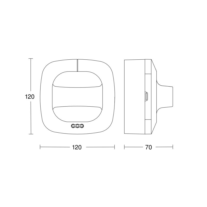 Steinel 590703 - Aanwezigheidsdetector Dubbel HF COM1 wit