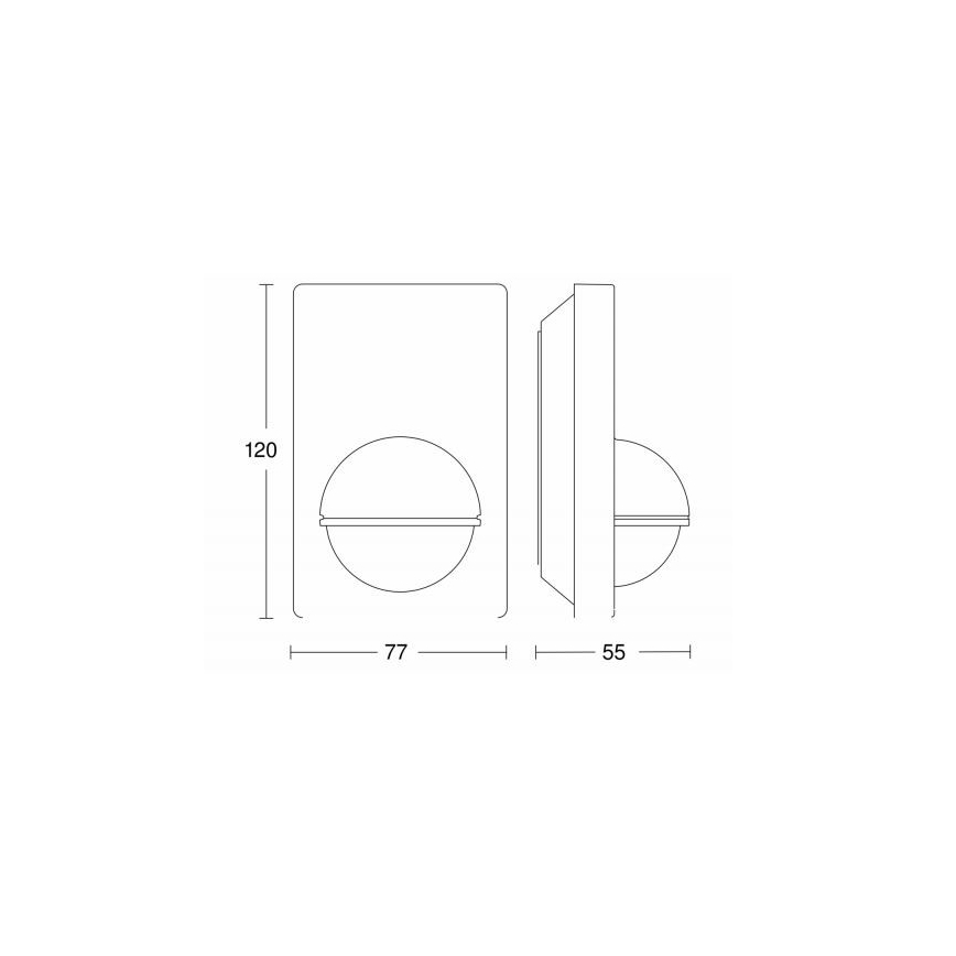STEINEL 603113 - Buitenbewegingssensor IS 180-2 zwart IP54
