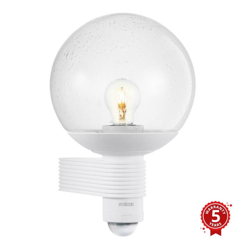 Steinel 611118 - Buitenlamp met sensor L 400 1xE27/60W/230V IP44 wit