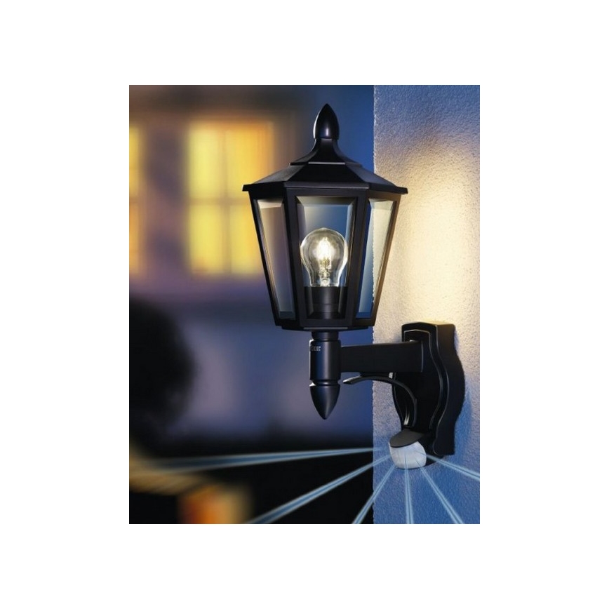 Steinel 617813 - Applique murale extérieur avec détecteur L 15 1xE27/60W/230V IP44