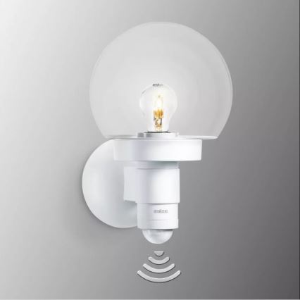 Steinel 657413 - Applique murale extérieure avec détecteur L 115 S 1xE27/60W/230V IP44