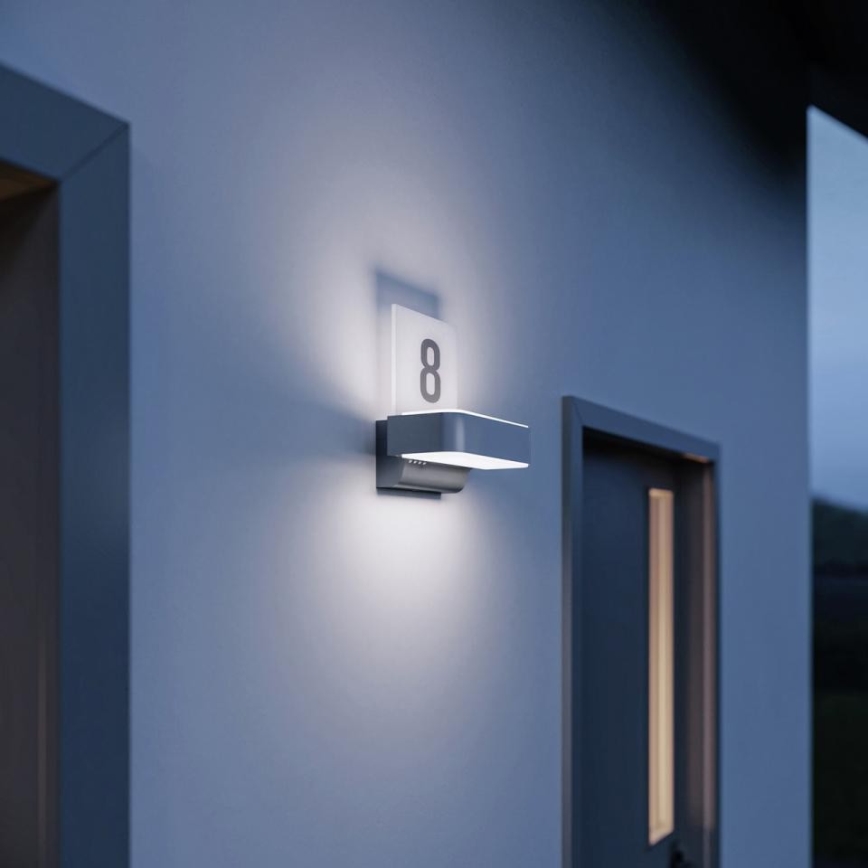 STEINEL 87579 - LED Verlicht huisnummer met sensor L 820 SC LED/9,8W/230V IP44