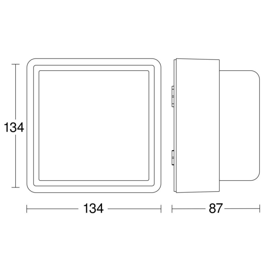 Steinel - Applique murale à intensité variable L 845 C LED/9W/230V 3000K IP44 anthracite