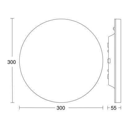 Steinel 067816 - Dimbare LED Plafond Lamp met Sensor RS PRO R10 BASIC SC LED/8,5W/230V 3000K IP40