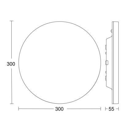 Steinel 067809 - Dimbare LED Plafond met Sensor RS PRO R10 BASIC SC LED/8,5W/230V 4000K IP40