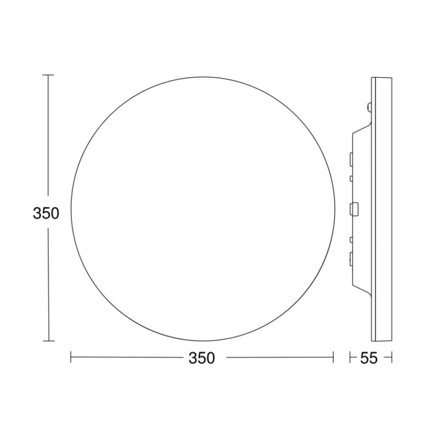 Steinel - Dimbare LED plafondlamp met sensor RSPROR20BASIC 15,3W/230V IP40 4000K