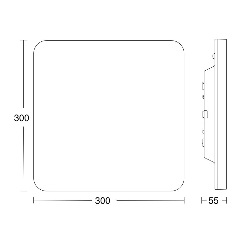Steinel 067748 - Dimbare LED plafondlamp met sensor RS PRO R20 PLUS 15,86W/230V IP40 3000K