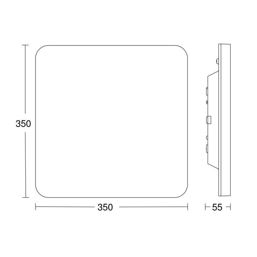 Steinel 067786 - Dimbare LED plafondlamp met sensor RS PRO R30 Q plus SC 23,9W/230V 3000K IP40