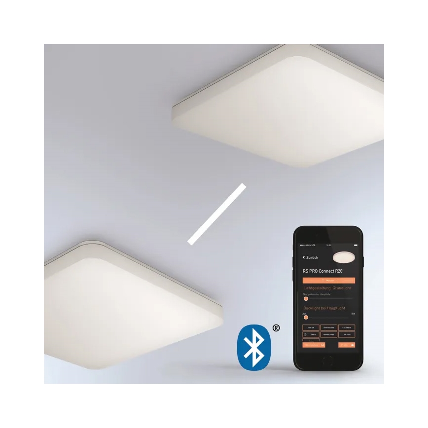 Steinel 067779 - Dimbare LED plafondlamp met sensor RS PRO R30 Q plus SC 23,9W/230V 4000K IP40