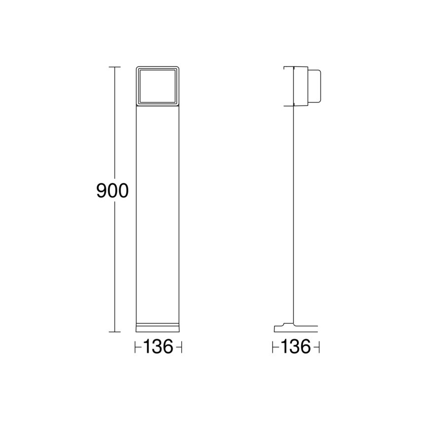 Steinel 078683 - LED dimbare buitenlamp met sensor GL 85 SC 900 LED/9W/230V IP44