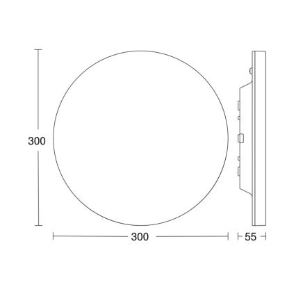 Steinel 067700 - LED dimbare plafondlamp met sensor RS PRO R10 PLUS SC 8,5W/230V IP40 4000K