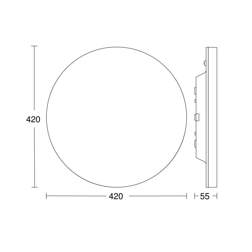 Steinel - Plafonnier LED à intensité variable avec détecteur RSPROR30BASICSC 23,22W/230V IP40 3000K
