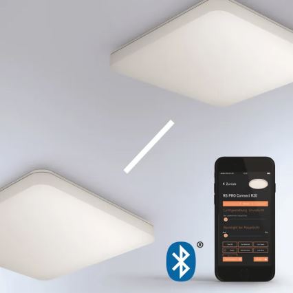 Steinel 067786 - Luminaire LED à intensité variable avec détecteur RS PRO R30 Q plus SC 23,9W/230V 3000K IP40