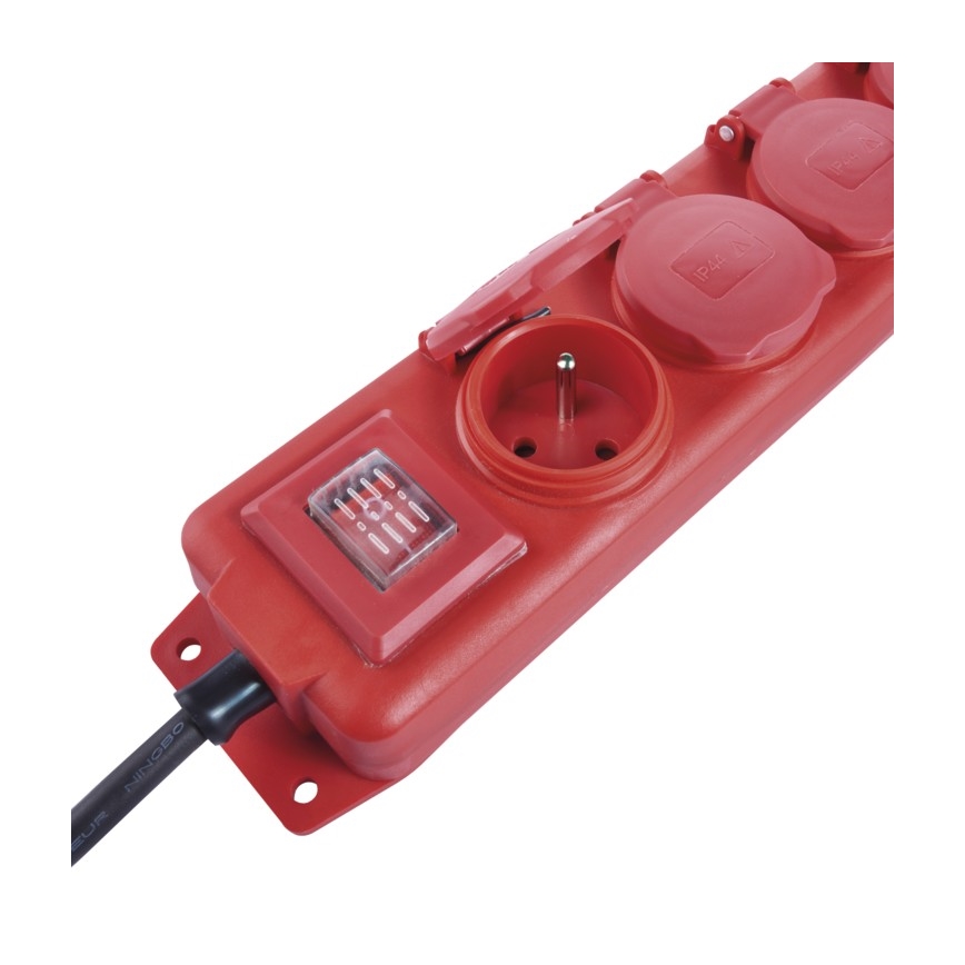 Stekkerdoos GUM 4-voudig 3m IP44