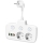 Stekkerdoossplitter met schakelaar LINEA 2x230V + 4xUSB A/C SCHUKO wit