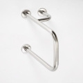 Steunhandgreep 23,5 x 38 cm, RVS/zilverkleurig