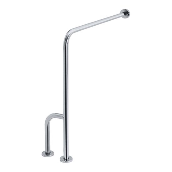 Steunhandgreep 23x89 cm RVS/zilver