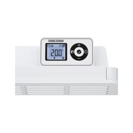 Stiebel Eltron - Wandconvector met LCD-display en elektronische thermostaat 2000W/230V IP24