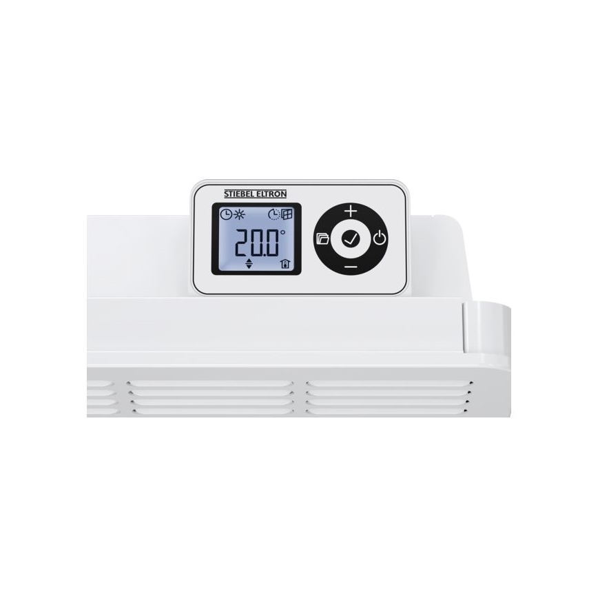 Stiebel Eltron - Wandconvector met LCD-display en elektronische thermostaat 500W/230V IP24