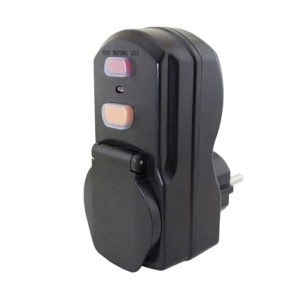 Stopcontact aardlekschakelaar FK-PRCD-2 16A 230V + veiligheidscontactdoos IP54