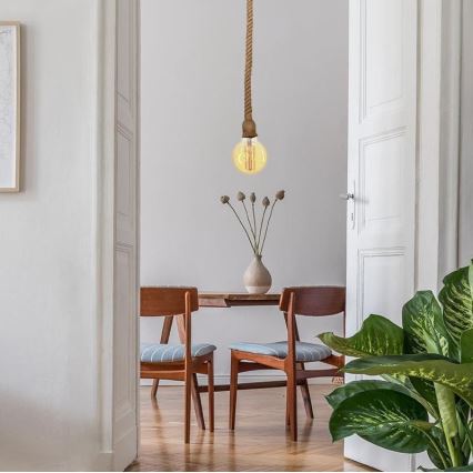 Stroomkabel 1xE27/60W/230V 1 m