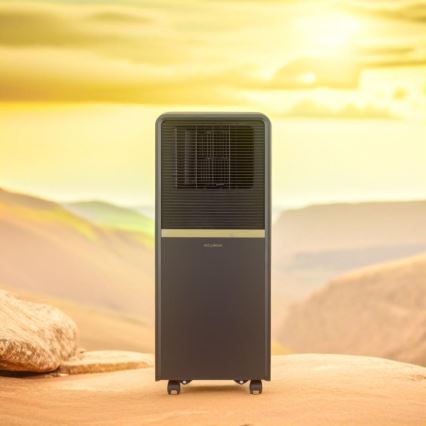 Stylies - Climatiseur mobile POLARIX 1000W/230V 9000 BTU noir + télécommande
