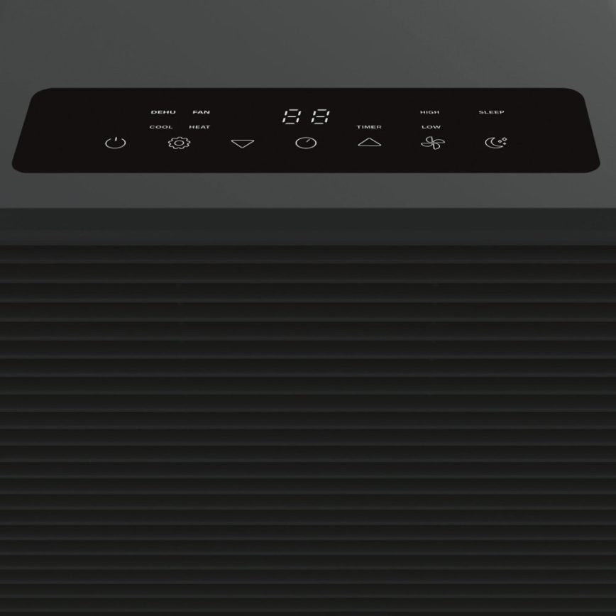 Stylies - Climatiseur mobile POLARIX 1000W/230V 9000 BTU noir + télécommande