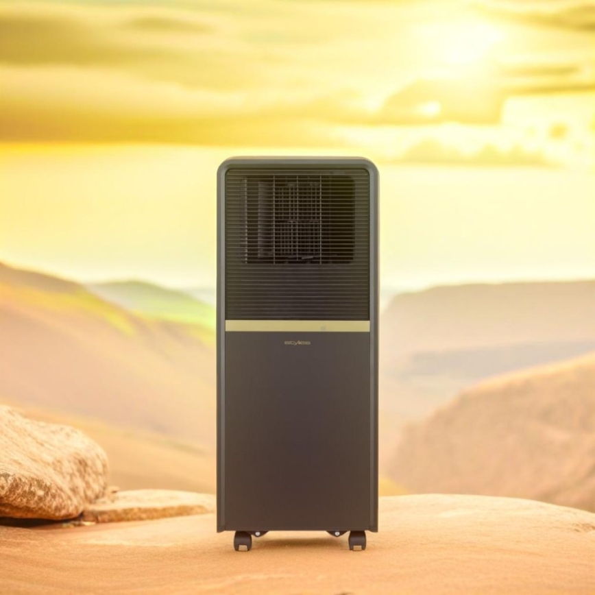 Stylies - Mobiele airconditioner POLARIX 1000W/230V 9000 BTU zwart + afstandsbediening