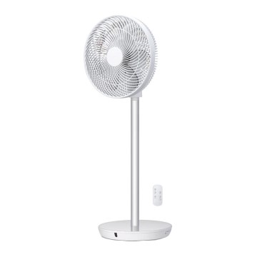 Stylies - Staande ventilator TUKAN 25W/230V 60 cm wit + afstandsbediening