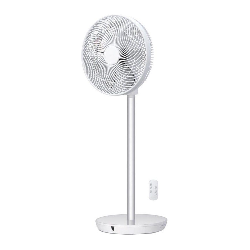 Stylies - Staande ventilator TUKAN 25W/230V 60 cm wit + afstandsbediening